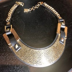 BCBGMaxAzria Filigree-Plate Necklace
